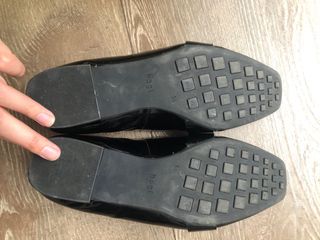 Mocasines HÖGL charol negro puntera cuadrada