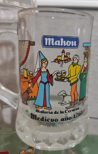 9 Jarras de Cerveza Mahou Colección