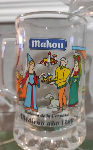 9 Jarras de Cerveza Mahou Colección