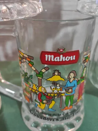 9 Jarras de Cerveza Mahou Colección