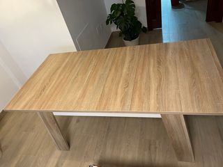 Mesa extensible salón madera