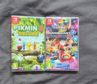 Pikmin 3 Deluxe y Mario Kart 8 Deluxe