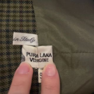 Blazer vintage a quadri