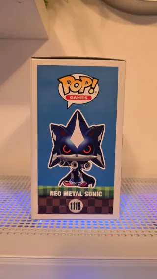 Funko Pop Neo Metal Sonic 1118 Sonic Games