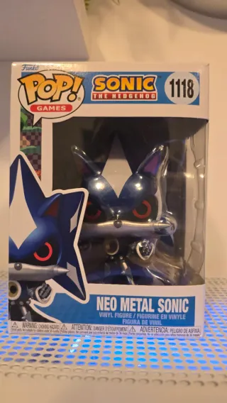 Funko Pop Neo Metal Sonic 1118 Sonic Games