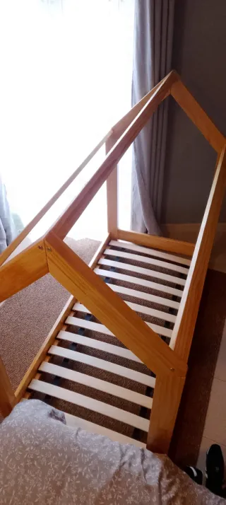 Cama Montessori Madera Natural