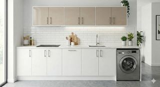 Muebles de cocina con terminaciones a elegir.