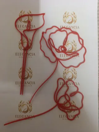 Decoración floral roja Día de los Enamorados