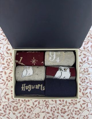 6 Calcetines Harry Potter Talla Única