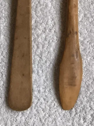 2 CUCHARAS MADERA CASA ANTIGUA  PUCHERO COCINA