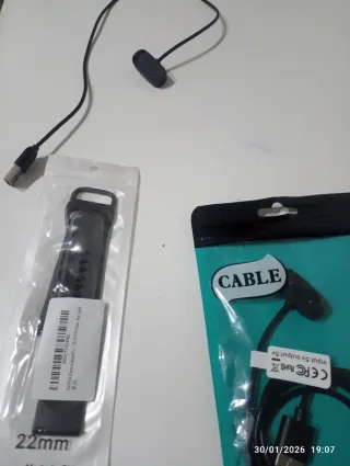 Cargador y correa smartwatch 22mm