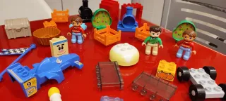 Lote Piezas Lego Duplo Variadas
