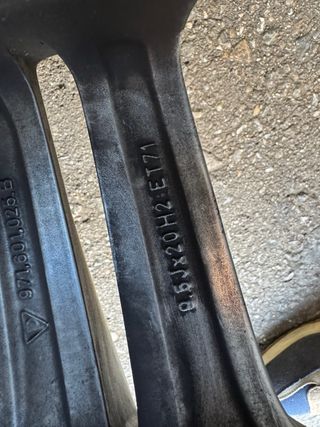 Llantas Porsche Panamera 20 Originales doble medid