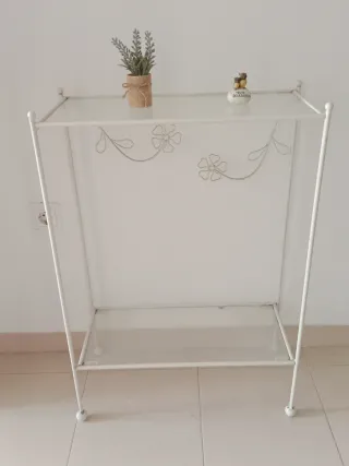 Espejo recibidor y perchero