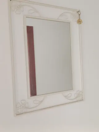 Espejo recibidor y perchero