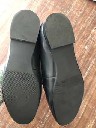 Stephen Alle Mocasines Piel Negro Hebilla Dorada