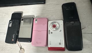 Lote 5 Teléfonos Vintage LG y Samsung