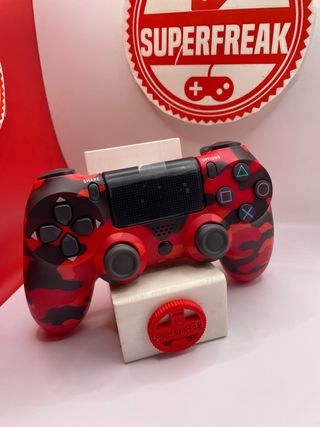 Mando Nuevo PS4 Camuflaje Rojo