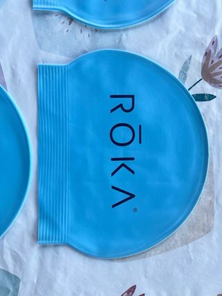 Lote 4 Gorros Natación Roka Ironman Azul