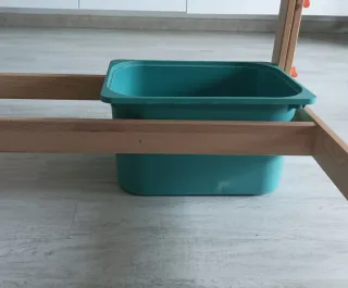 Escritorio Ikea Madera y Blanco