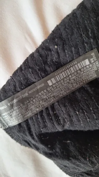 Vestido de fiesta lentejuelas plateado y negro