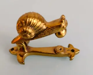 Set 4 Caracoles Bronce Decorativos "11"