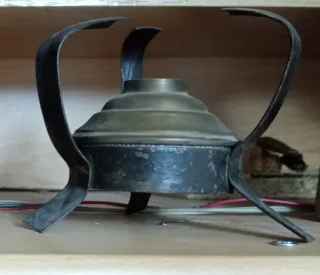 Fogón antiguo de latón