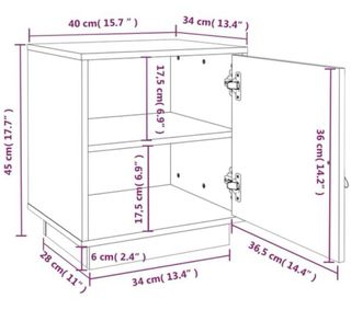 2 Mesitas de Noche Madera sin estrenar