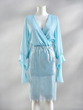 Vestido fiesta Talla 38 (M) con etiquetas