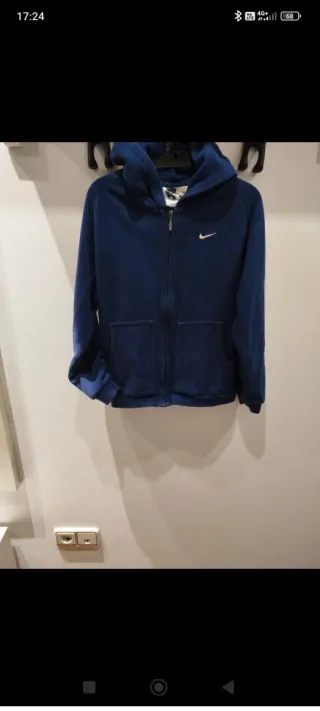 Sudadera Nike Azul con Cremallera