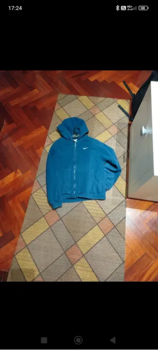 Sudadera Nike Azul con Cremallera