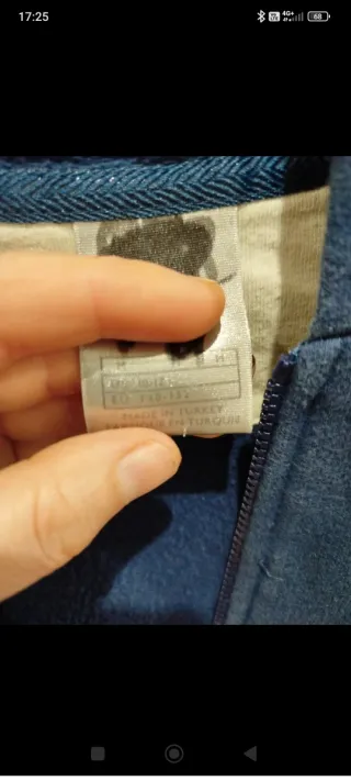 Sudadera Nike Azul con Cremallera