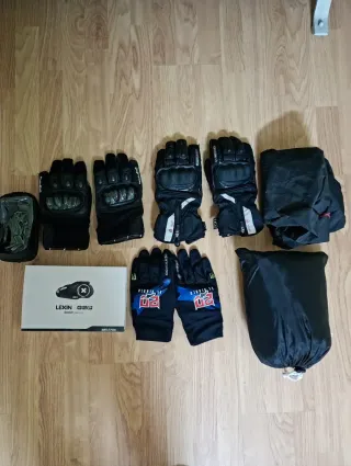 Surtido equipamiento motocicleta