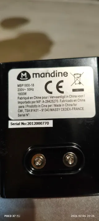 Plancha de cocina Mandine