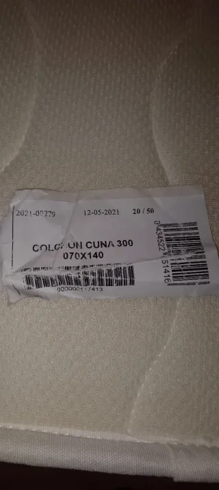 Colchón infantil 140x70