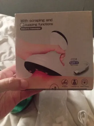 Masajeador anticelulítico eléctrico verde