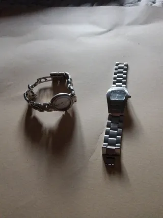 2 Relojes Viceroy Mujer Plata. 20€ los dos