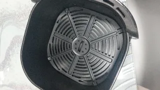 Freidora de aire negra