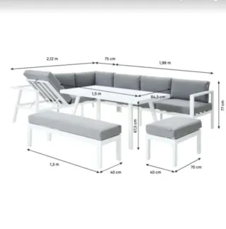 Conjunto jardín Naxos 10 plazas