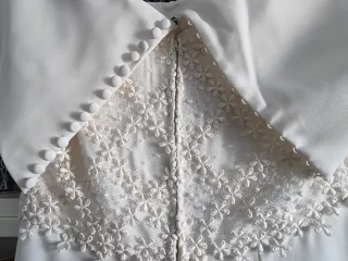 Abito da sposa color bianco avorio