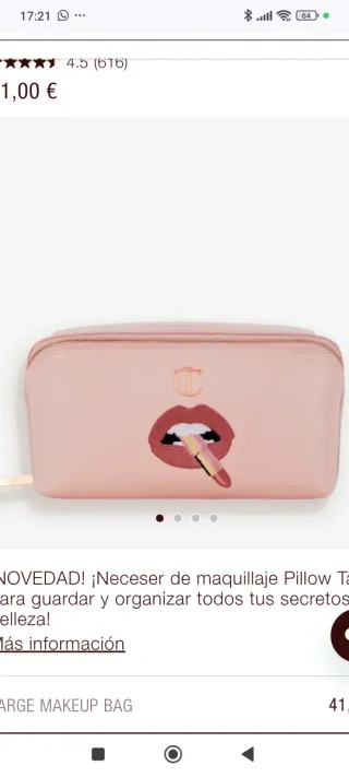 Neceser Charlotte Tilbury Rosa