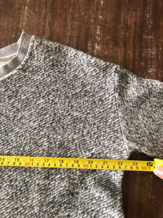 Bellerose Jersey Algodón Gris Talla S oversize