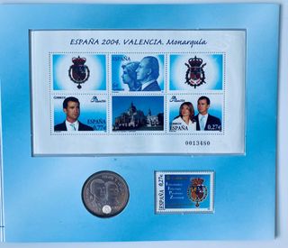 Set Boda Real: Moneda y Sello Correos