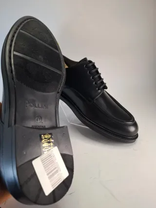 Pollini Derby Pelle Nera Nuove Scatola