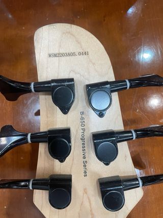 Bajo Eléctrico 6 Cuerdas Fretless Harley Benton