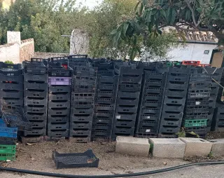 400 Cajas Plástico Apilables