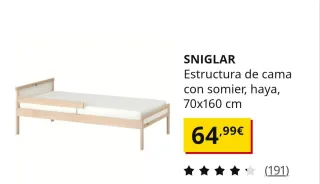 Cama infantil IKEA
