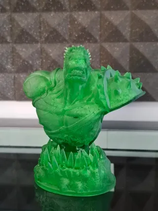 Busto Hulk Verde Resina