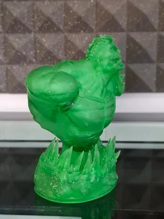 Busto Hulk Verde Resina