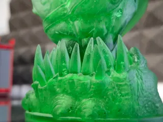 Busto Hulk Verde Resina